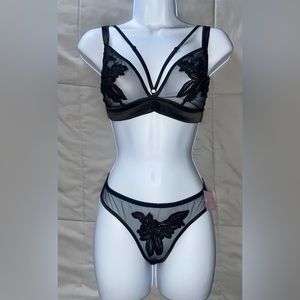 Empress Mimi Honey Bunny Full Lingerie Set (Black)